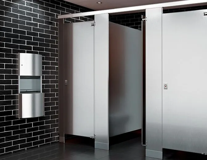 image shows toilet accessories